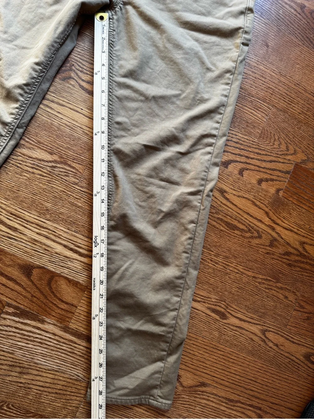 Banana Republic Men’s Travel Athletic Pants 34x32 Whiskey Brown Stretch